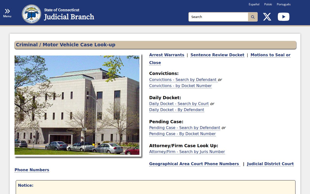 Fairfield County criminal court records lookup hub